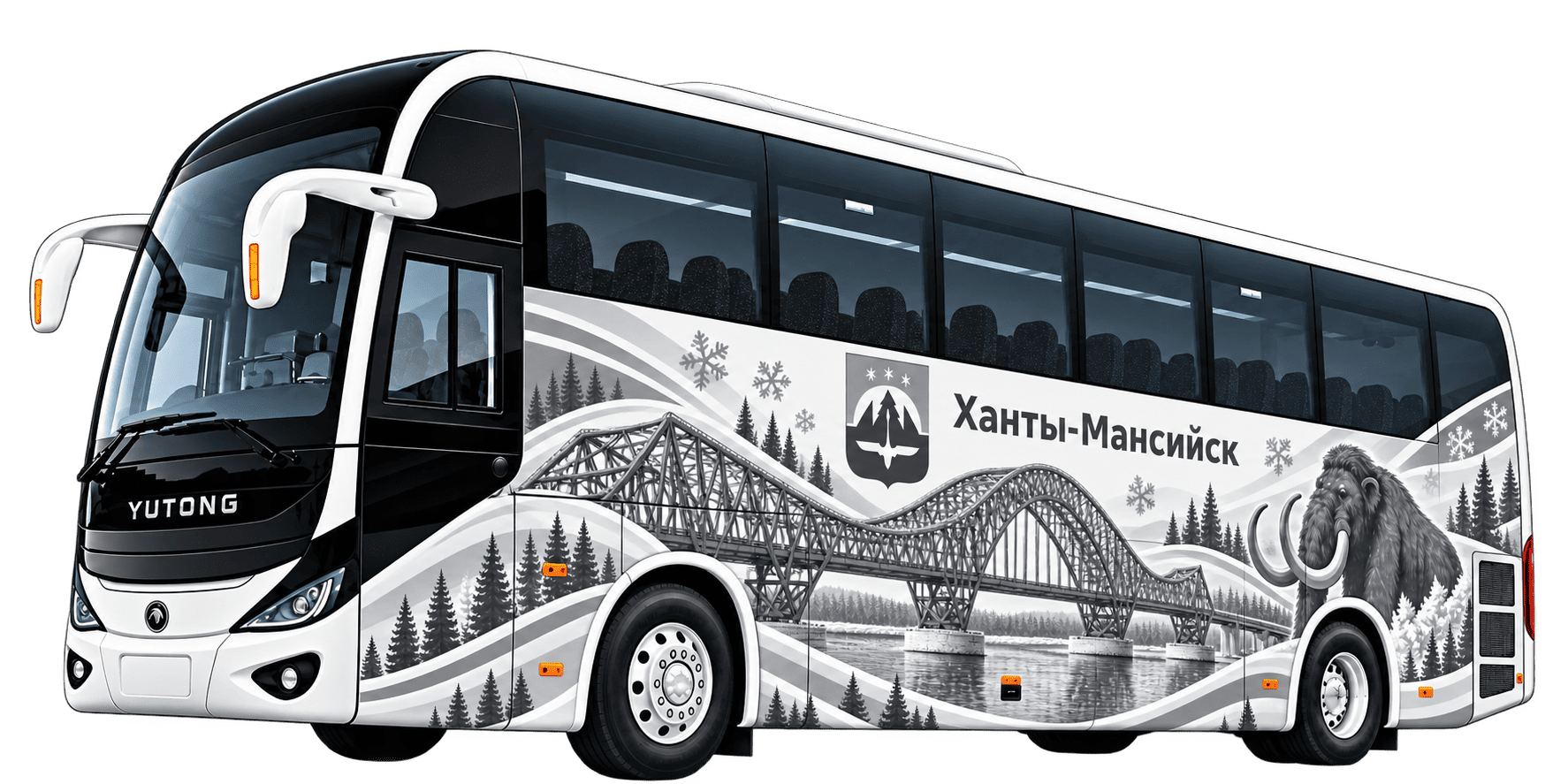 Автобус Yutong для поставки в Ханты-Мансийск