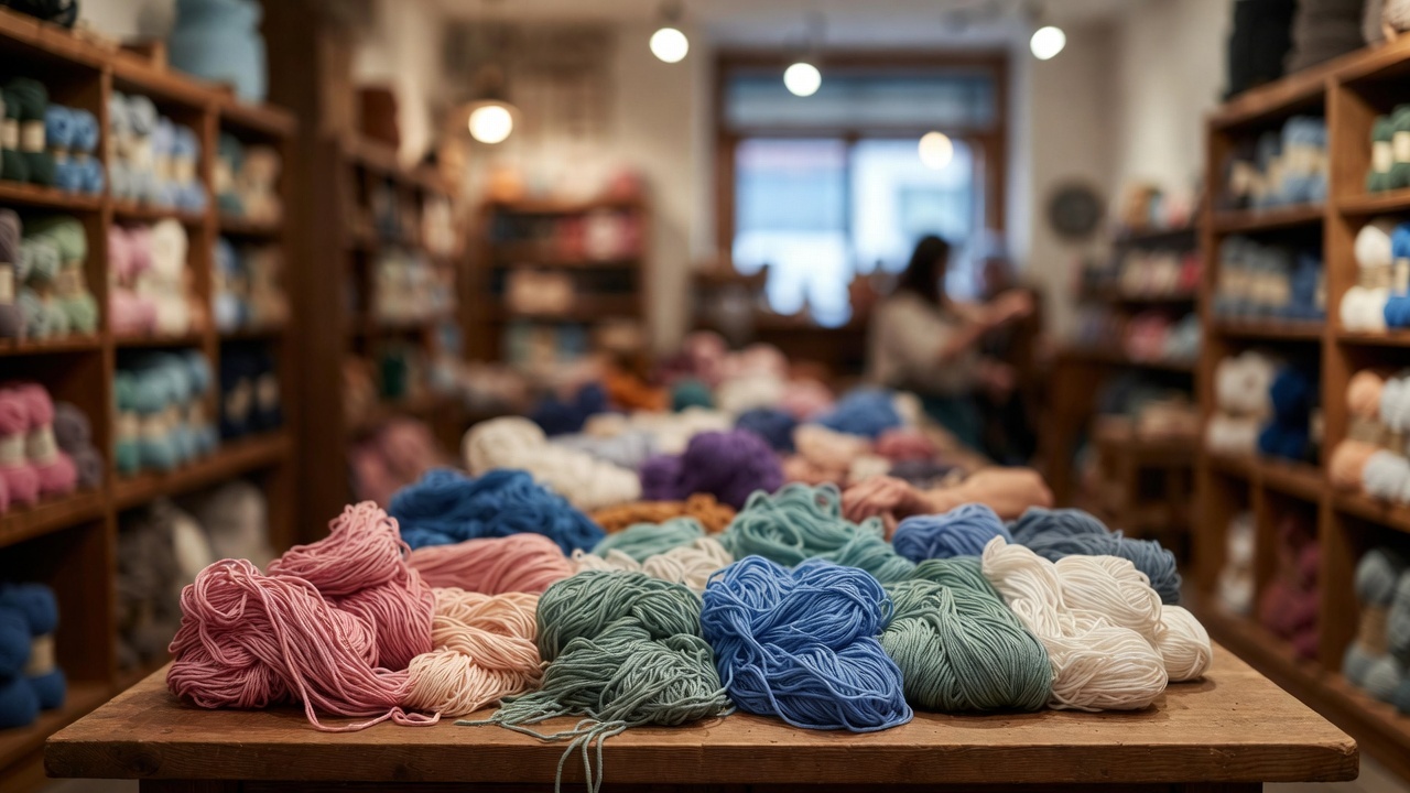 Graph showing rising trends in sustainable cotton yarn demand in Europe, illustrating moderate growth from 2025-2026 with a focus on eco-friendly textiles