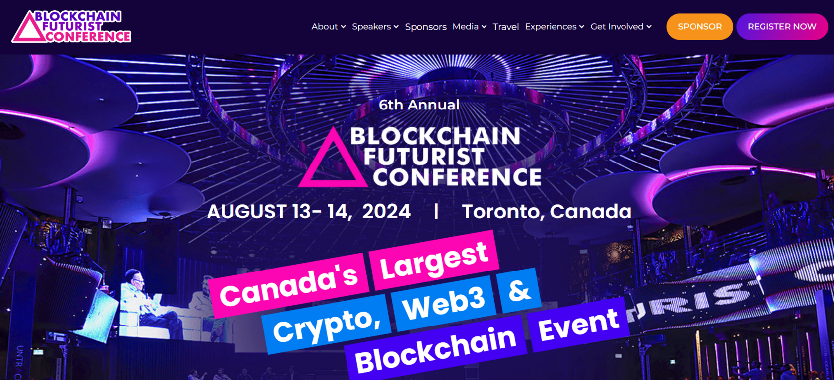Blockchain Futurist Conference site