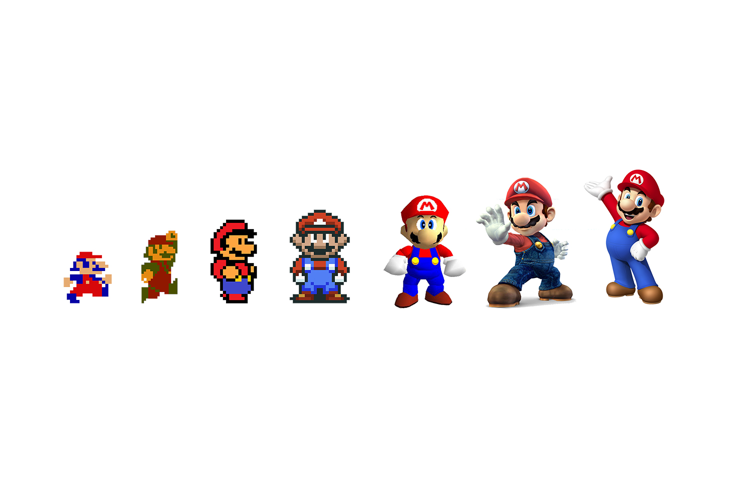 Сколько супер марио. Эволюция Марио. Марио 1985 персонажи. Супер Марио Эволюция. Марио (персонаж игр) персонажи игр Mario.