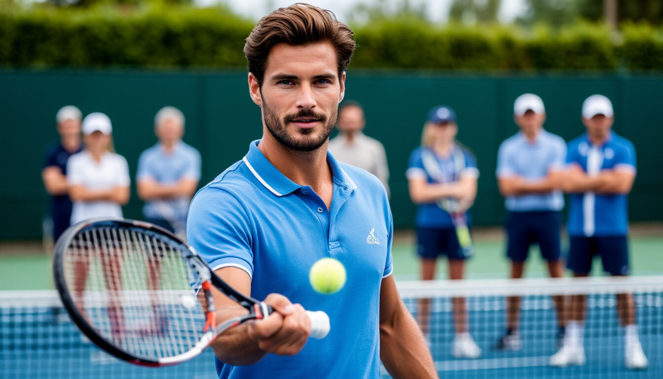 Профессиональный теннисный корт