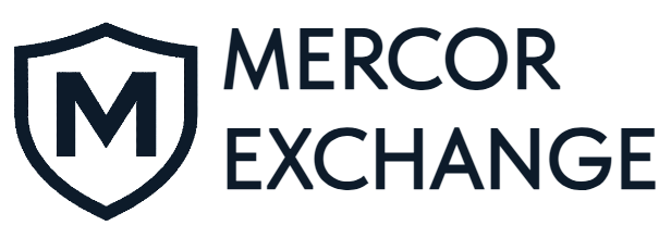 Логотип Mercor Exchange — символ надежности и безопасности