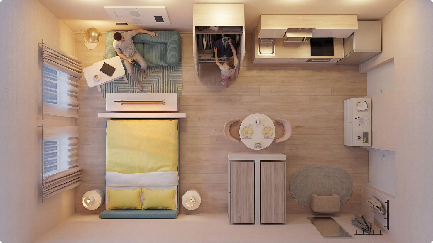 Вечер в студии