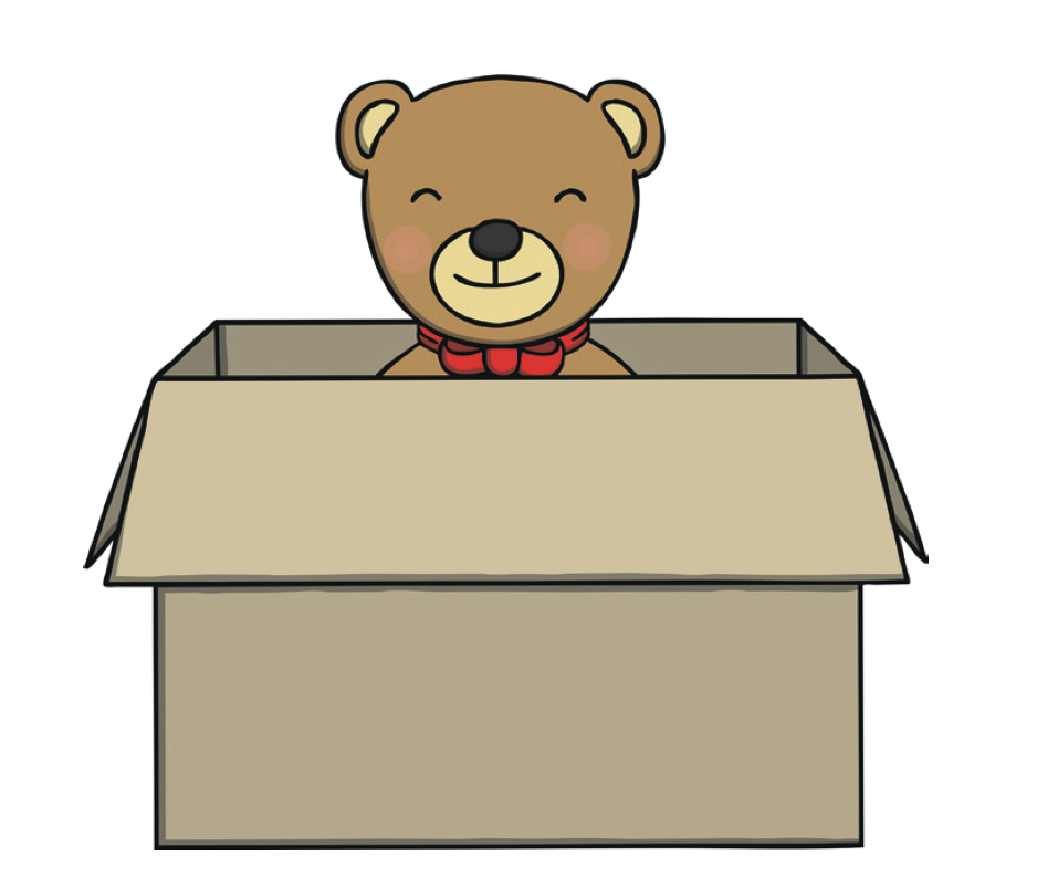 Where is the teddy bear. Плюшевый мишка в коробке. Мишка под кроватью. Мишка в коробке рисунок. Коробочка in on under.