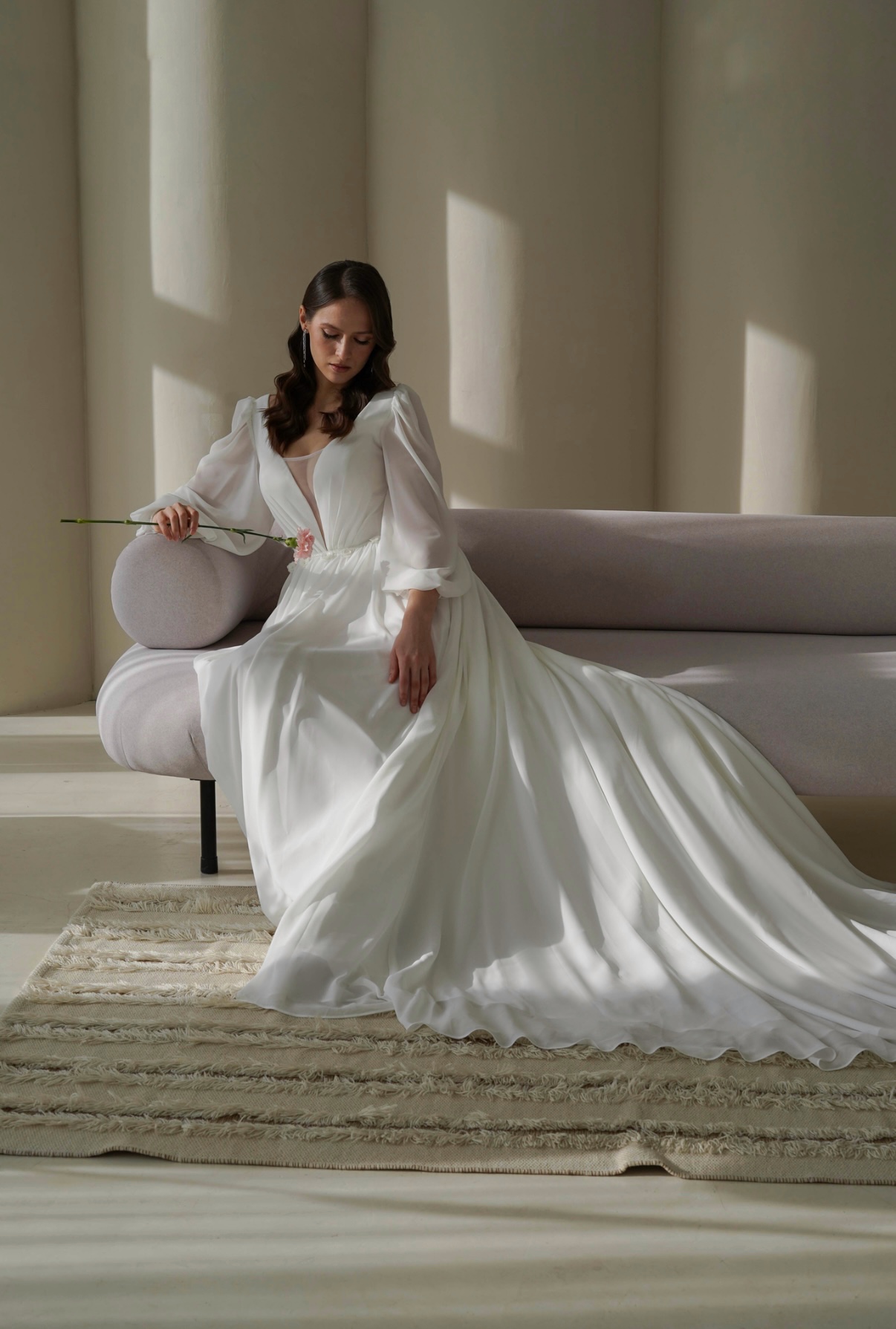 Свадебное платье легкое воздушное