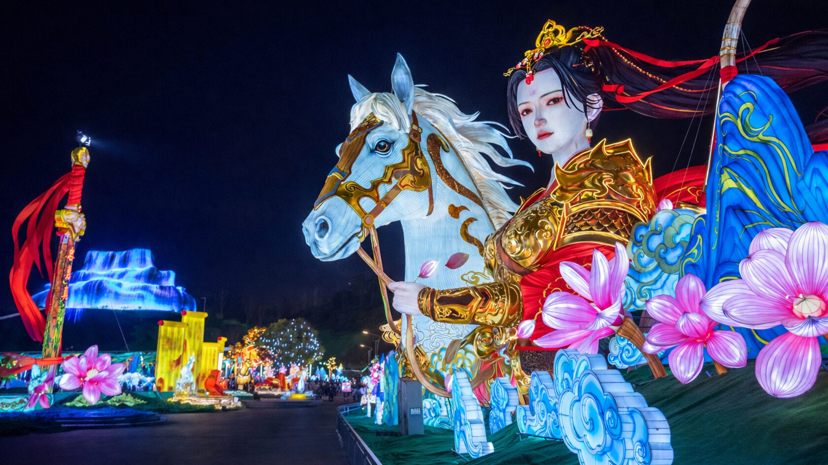 Фестиваль китайских фонарей. Китай