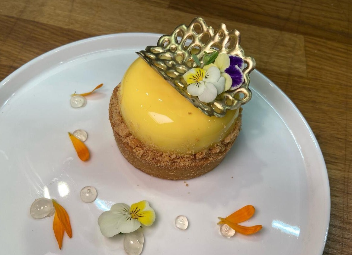 Экзаменационный десерт с инжиром, бергамотом и карамелью