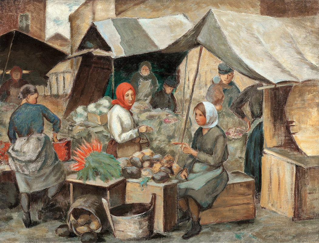 На рынке. 1920-е