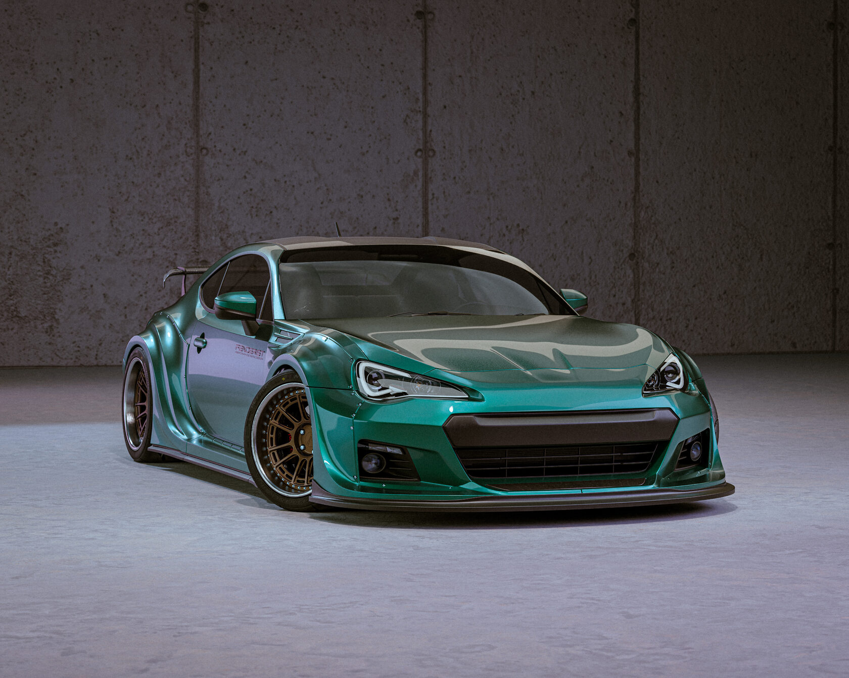 FENDERIST SPEC S fender flares set / WIDE BODY KIT SUBARU BRZ 20112017