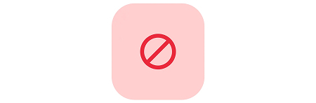 Иконка ошибки формирования отчёта