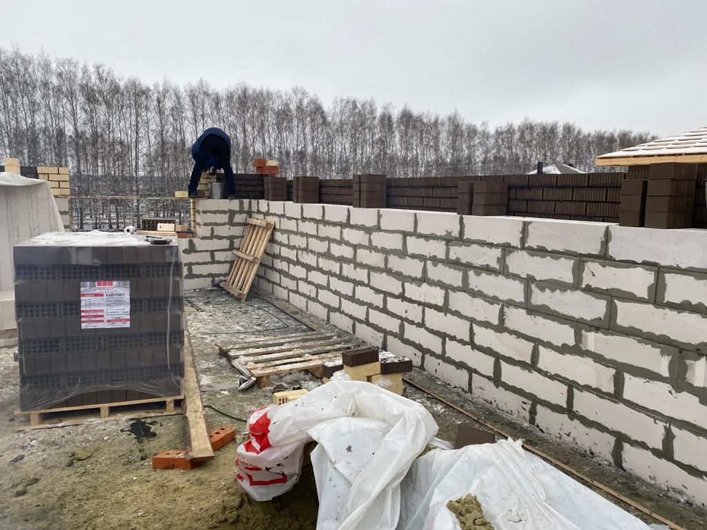 Строительство одноэтажного каменного дома "под ключ" в Пензенской области по индивидуальному проекту