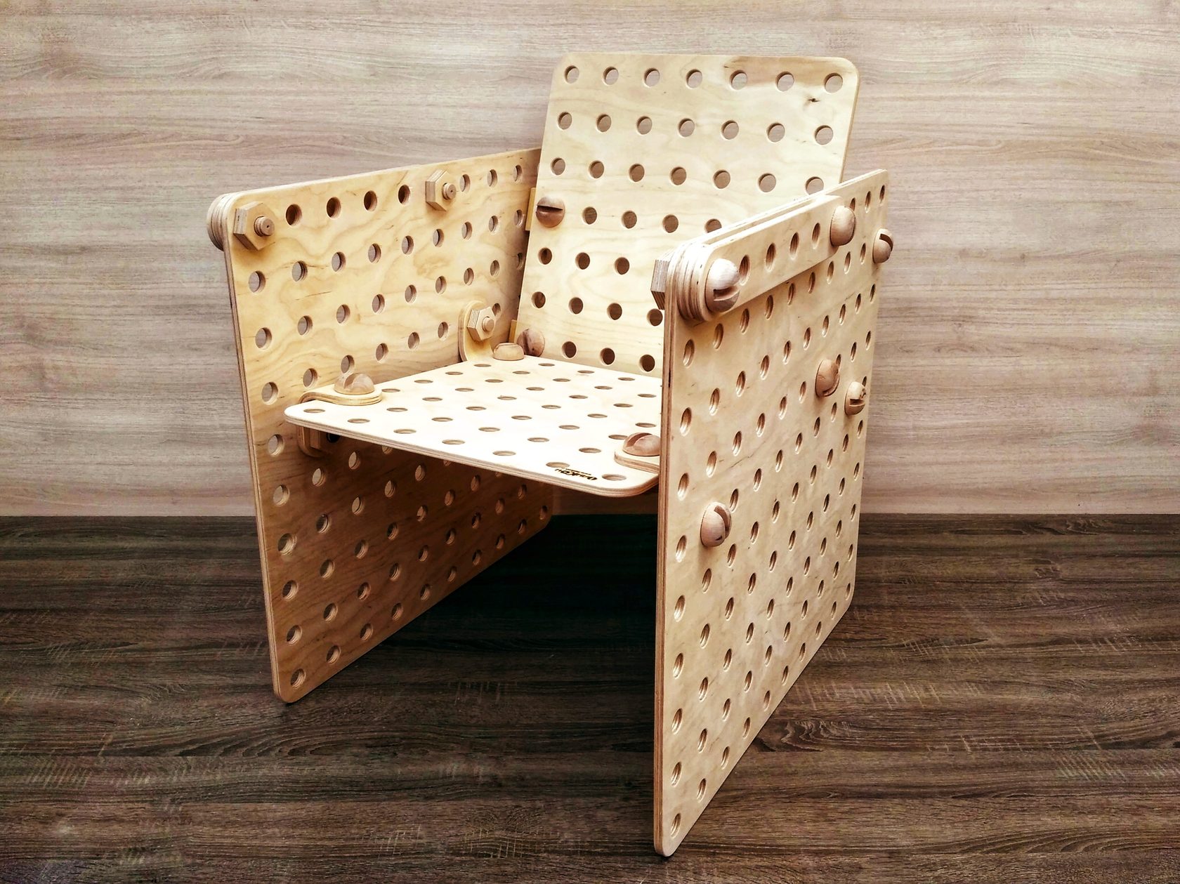 кресло, фанерный конструктор, металлический конструктор, деревянный конструктор