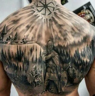 Славянские тату со смыслом [47 фото] - эскизы модных татуировок