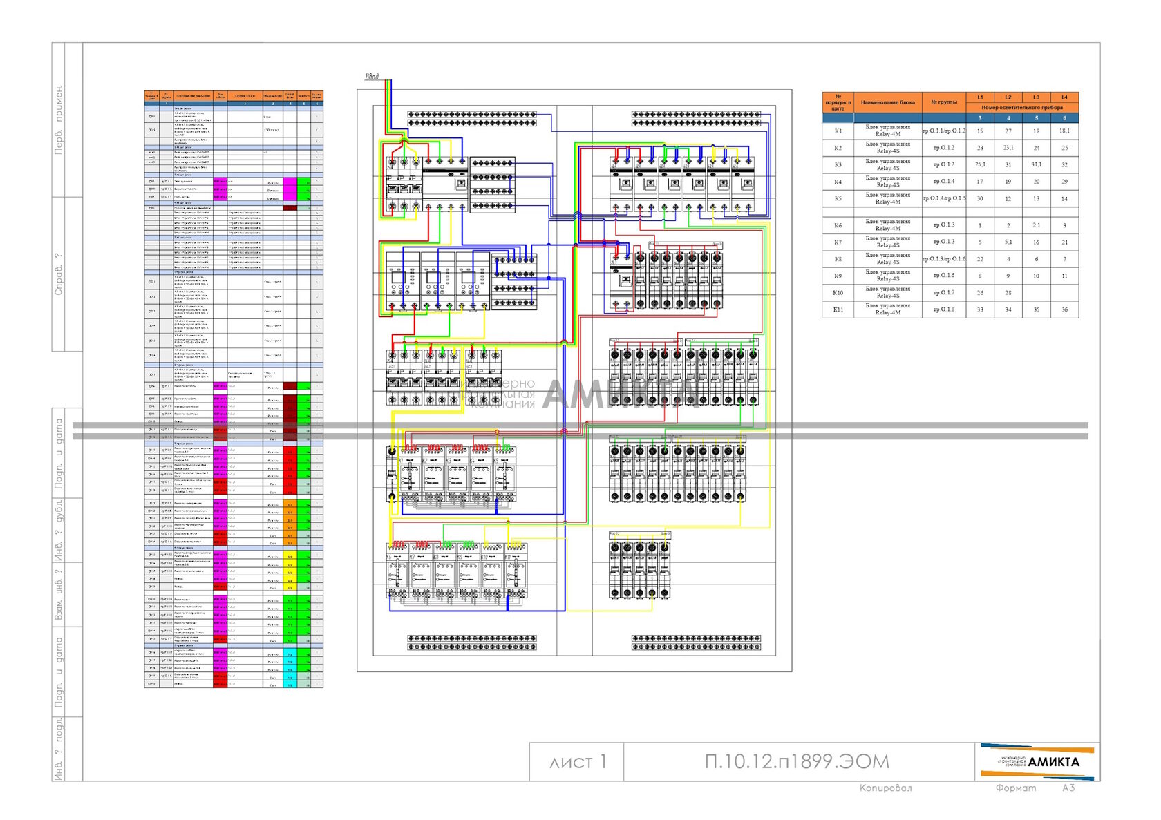 Схема щита электрики для для дома из бруса, деревянного дома
