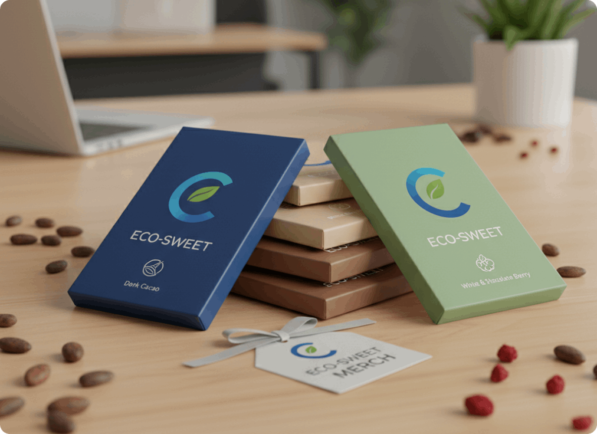 Мерч в формате шоколадок