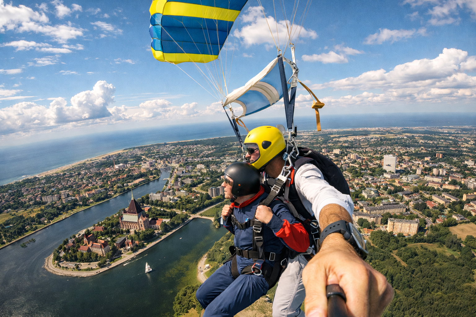 Парашют: самая яркая активность самостоятельного уикенда