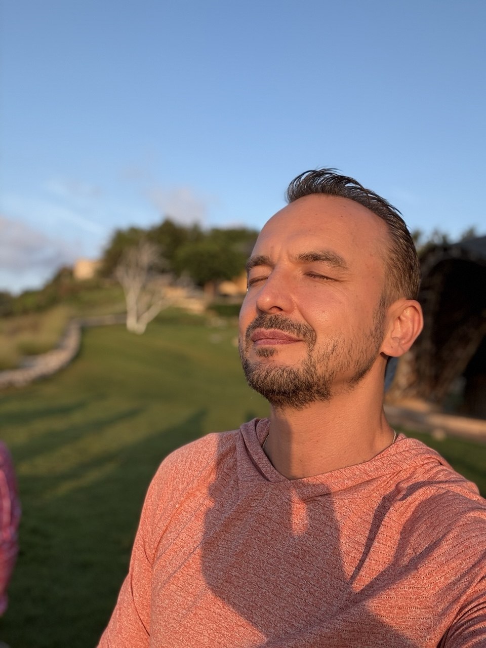 Igor Sivov at sunset at Intaaya
