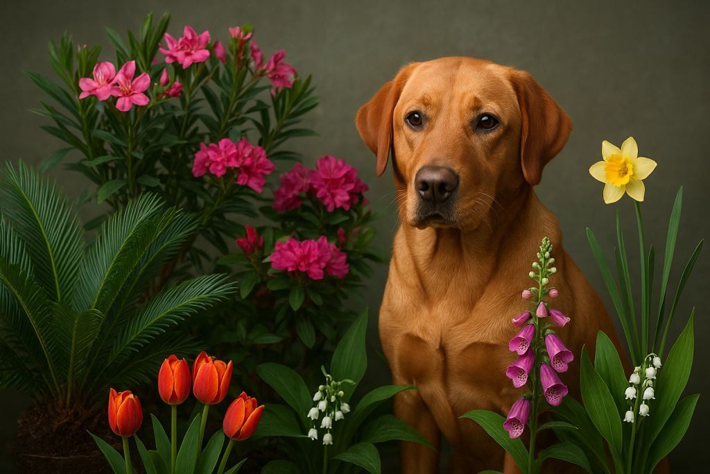 7 опасных растений для собак