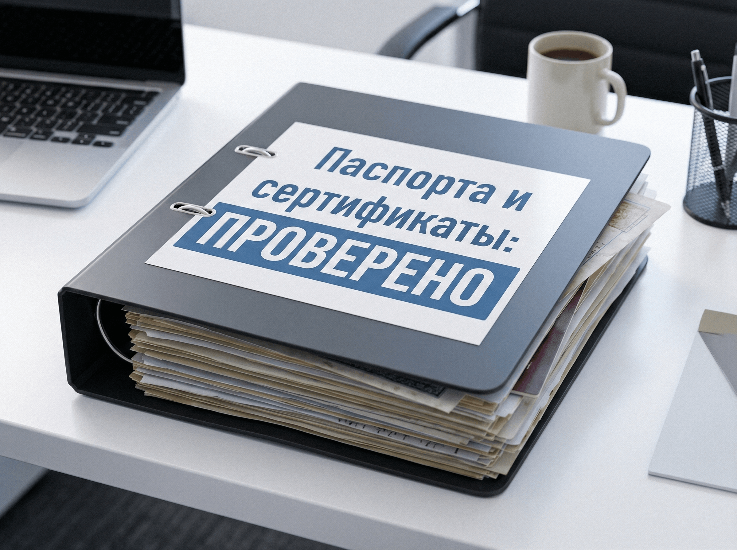 Паспорта и сертификаты: ПРОВЕРЕНО