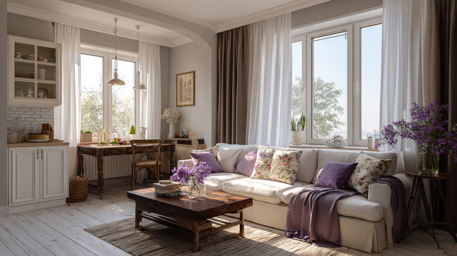 Photo by https://lerom.store/article/gostinaya-v-stile-provans