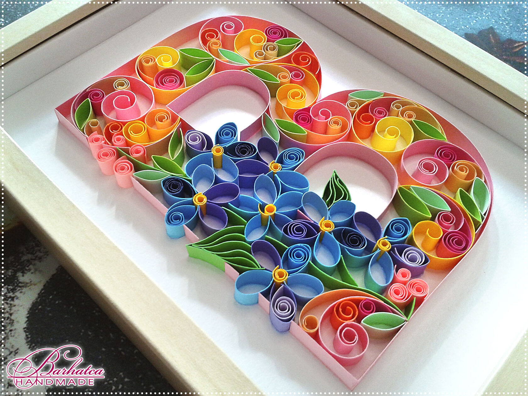 quilling letters of alphabet