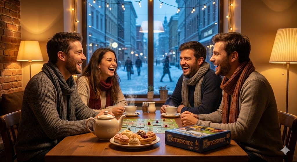 Уютный вечер с друзьями без алкоголя