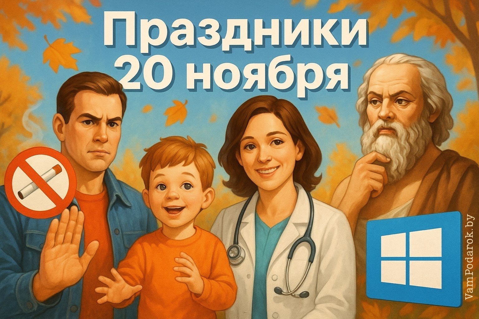 Праздники 20 ноября 2025 года – открытки и картинки