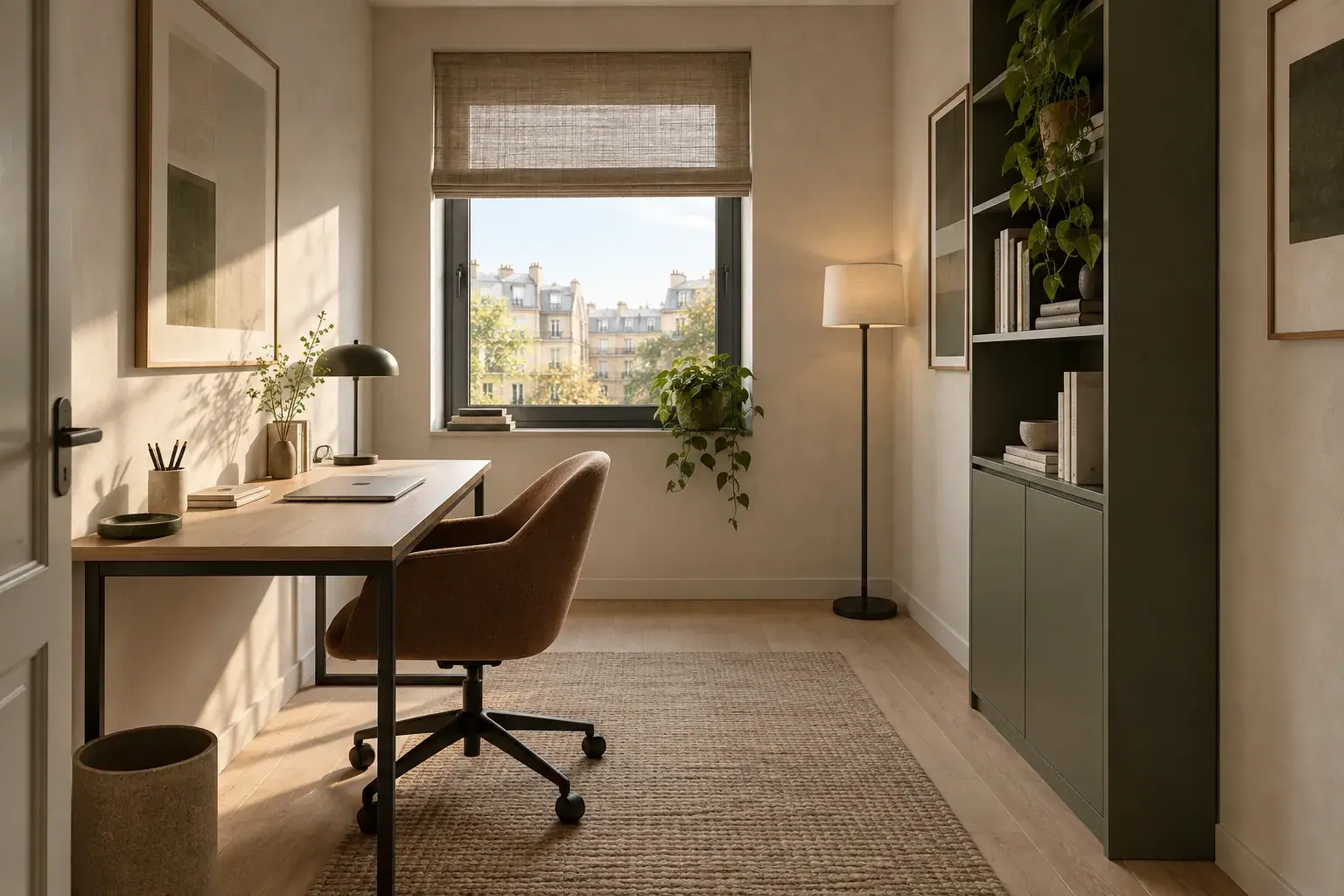 Рабочий кабинет Workspace 10 с мебелью MERA