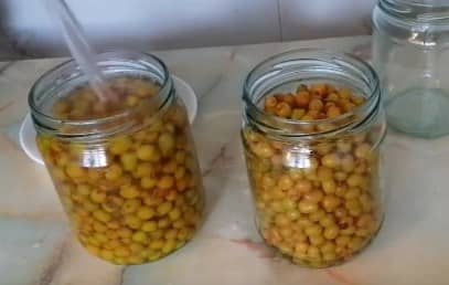 Приготовление варенья из облепихи на зиму: шаг 5