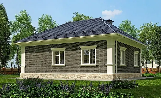 Проект оптимального одноэтажного дома (B-80): изображение 4