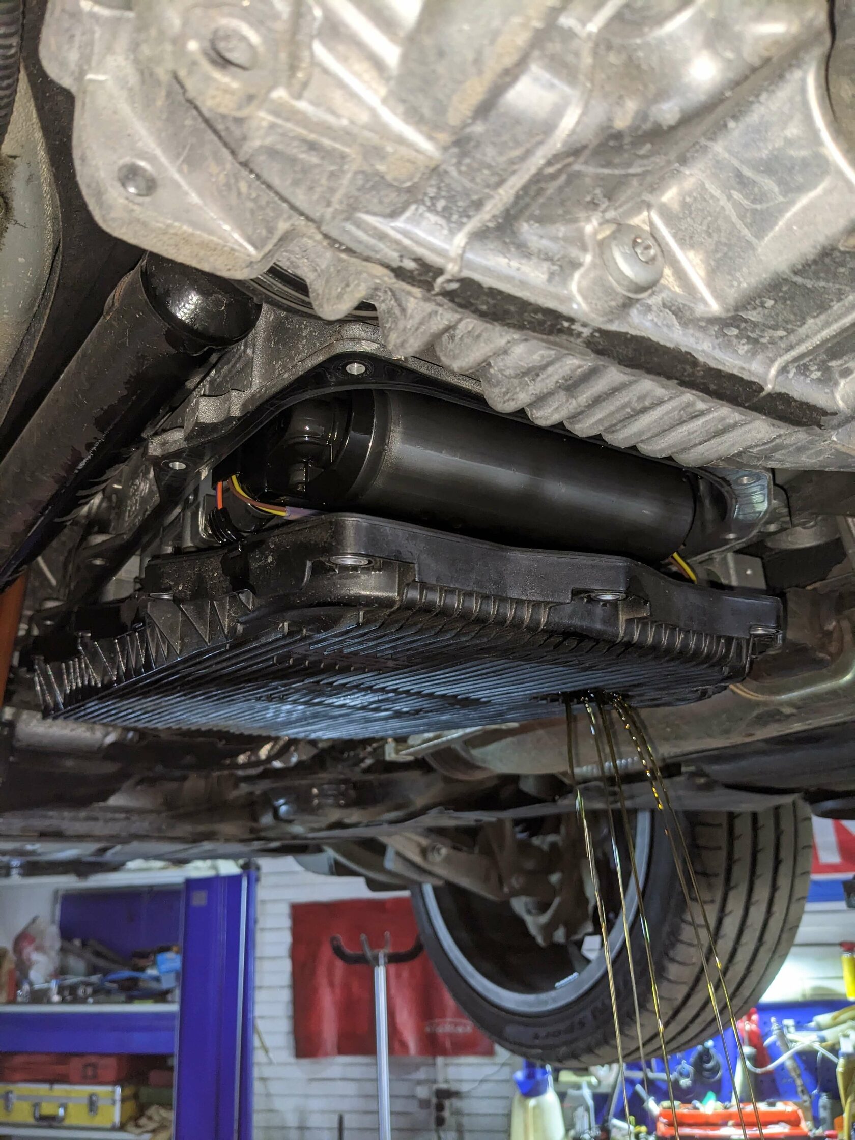 Снятие поддона АКПП на BMW