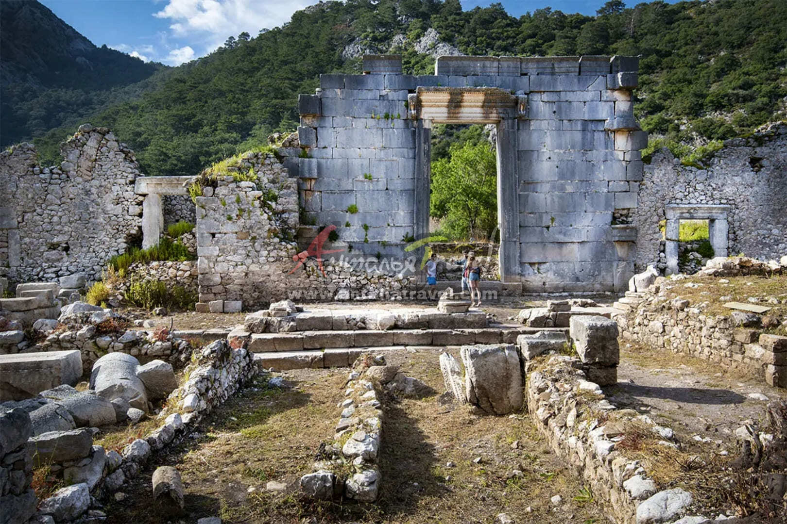 Олимпос Турция руины