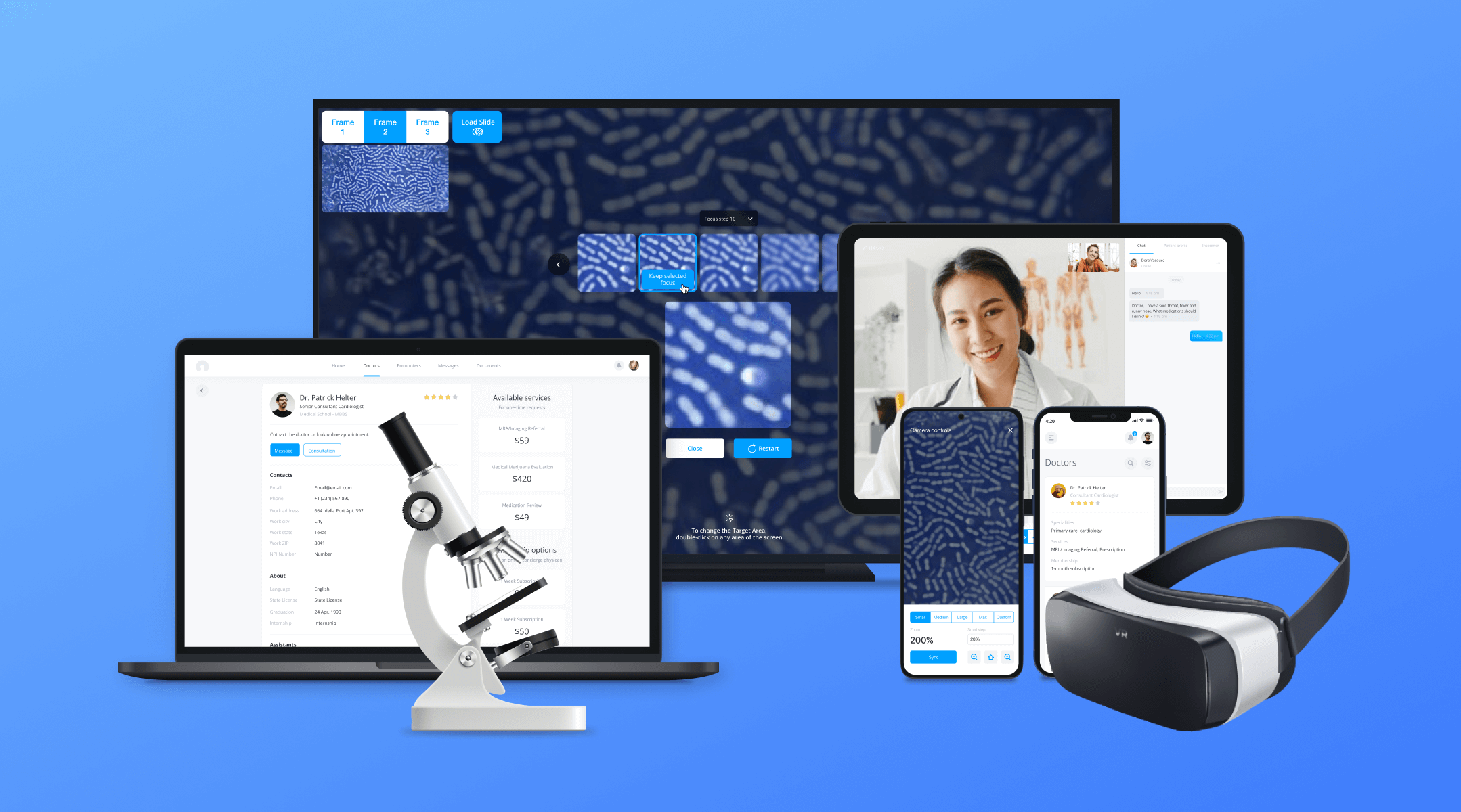 онлайн косультации с доктором на компьютере телефоне планшете