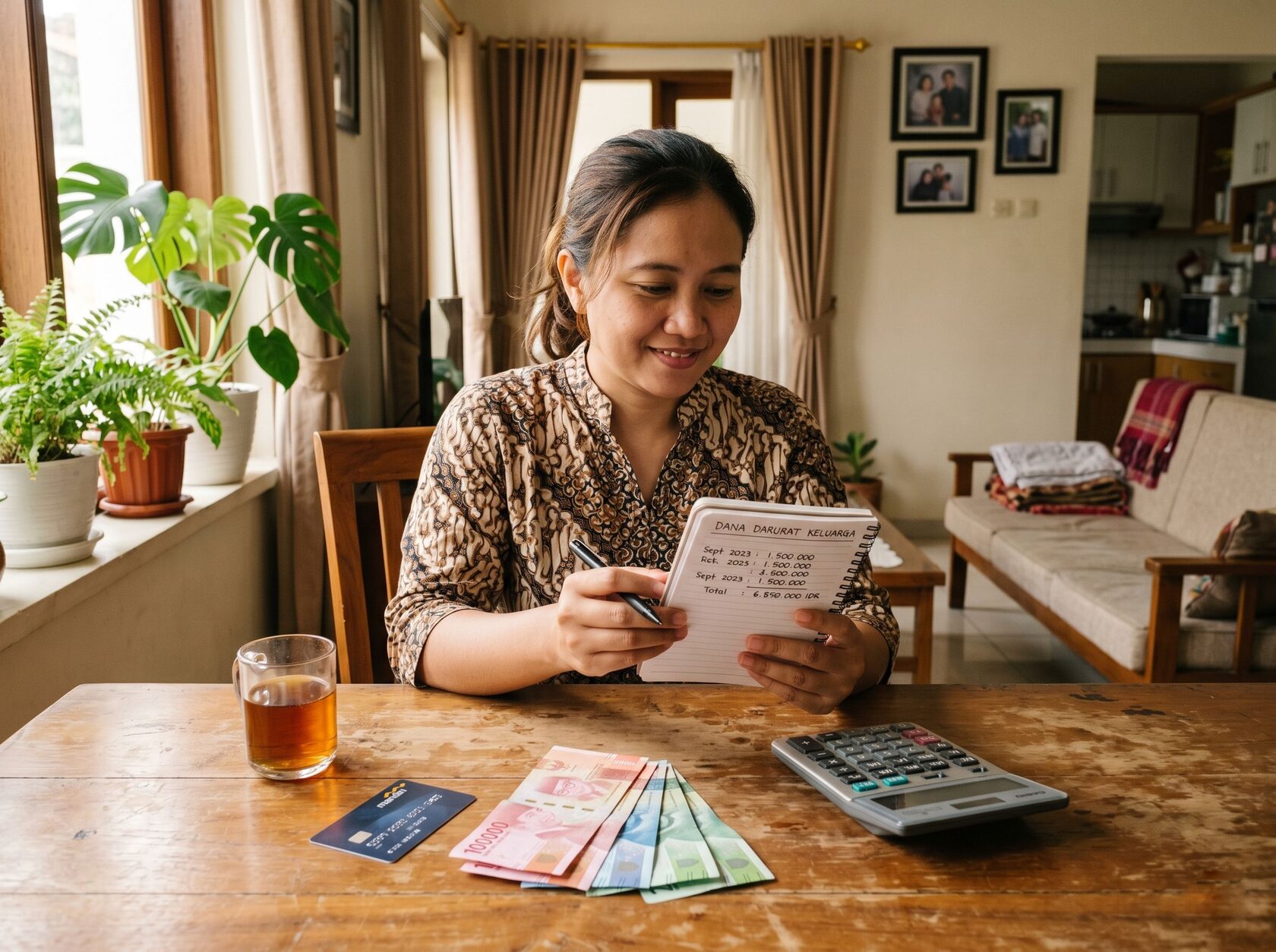 dana darurat keluarga Indonesia dalam rekening terpisah
