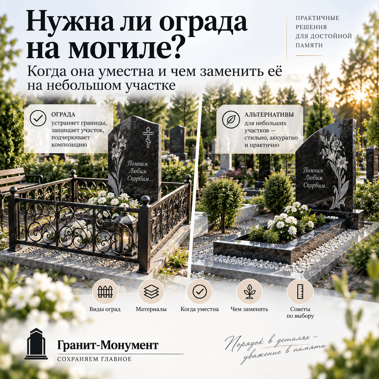 ограда на могиле