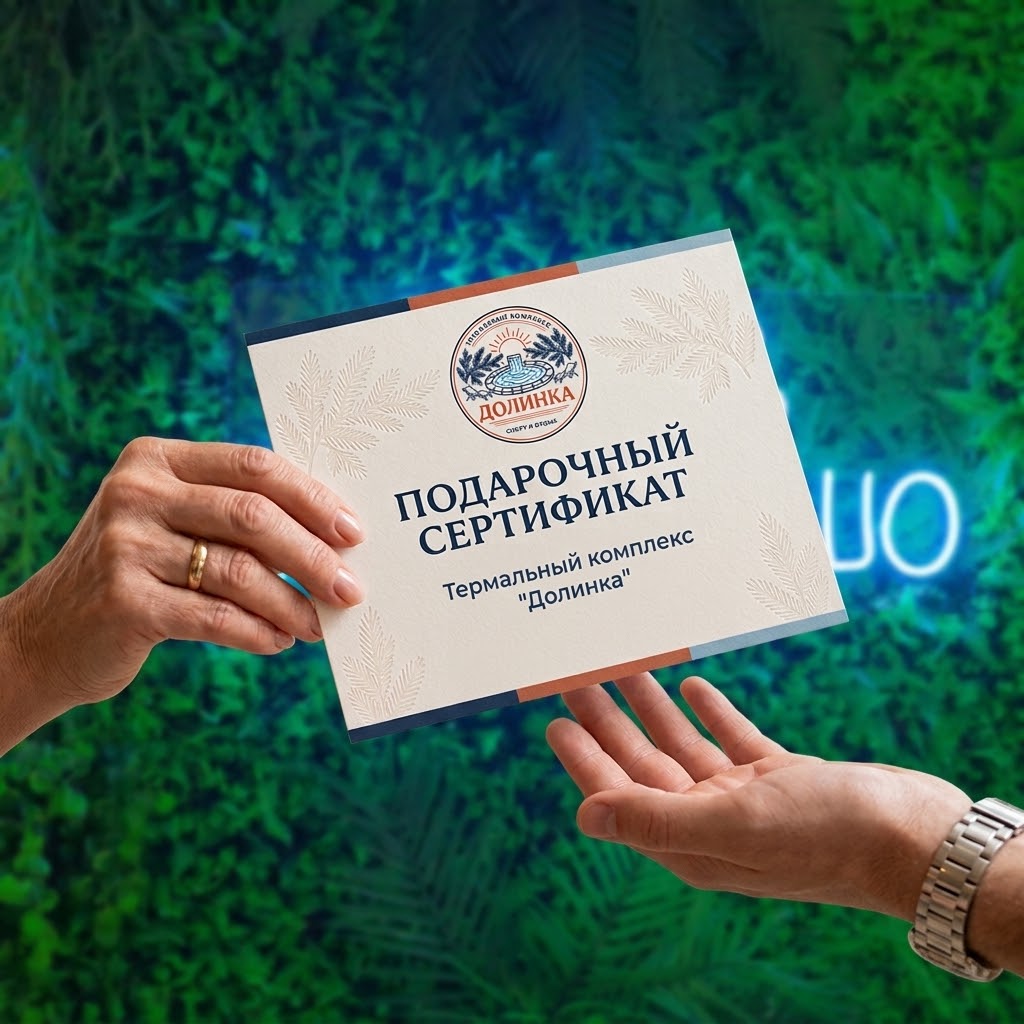 Подарочный сертификат Долинка