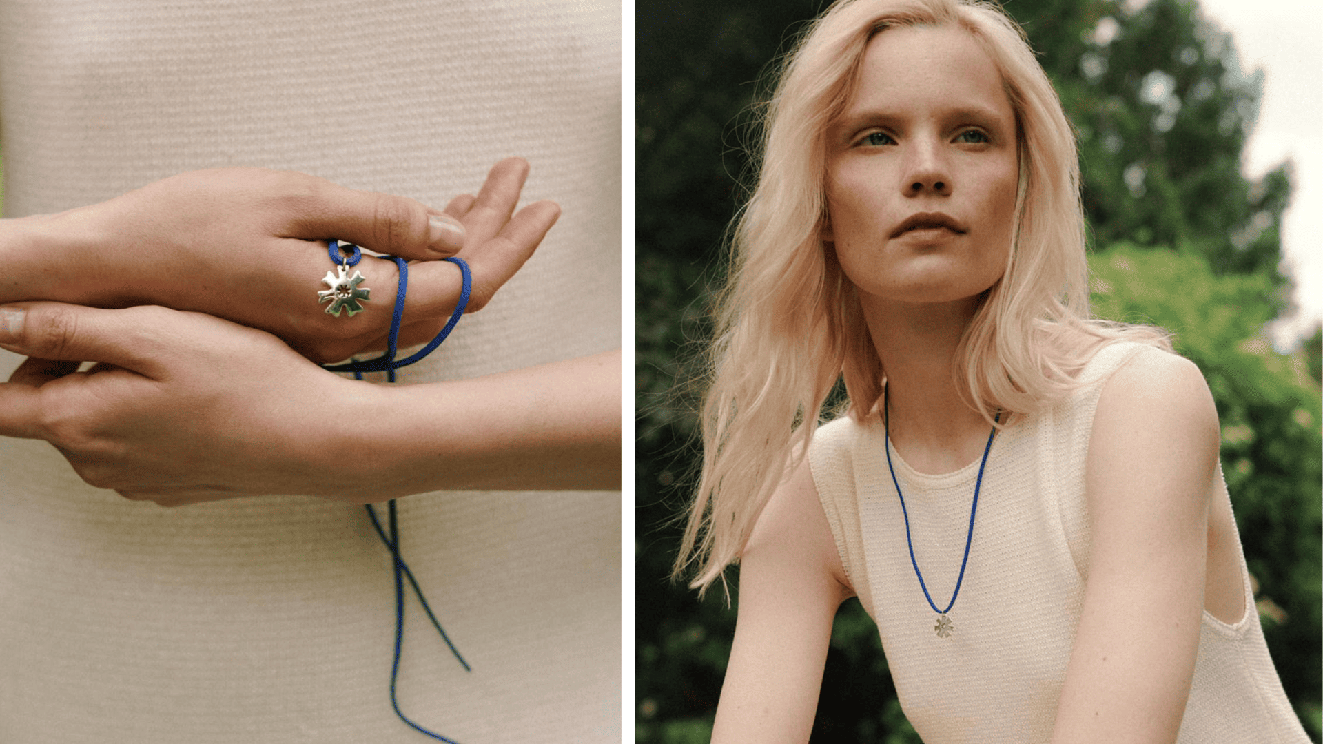 SHU SHA,  фонд «Живи сейчас», василек, украшения с васильком, украшения для девушек