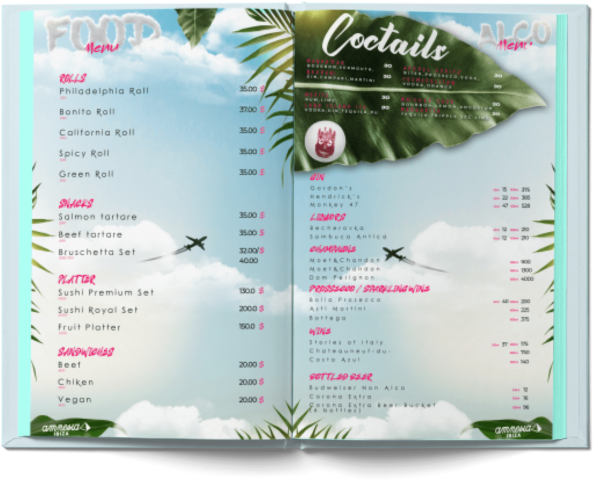 Menu design 3