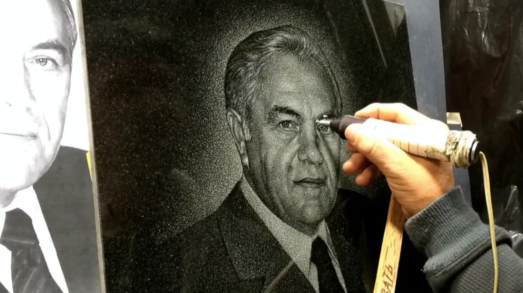 Изготовление портрета на памятнике