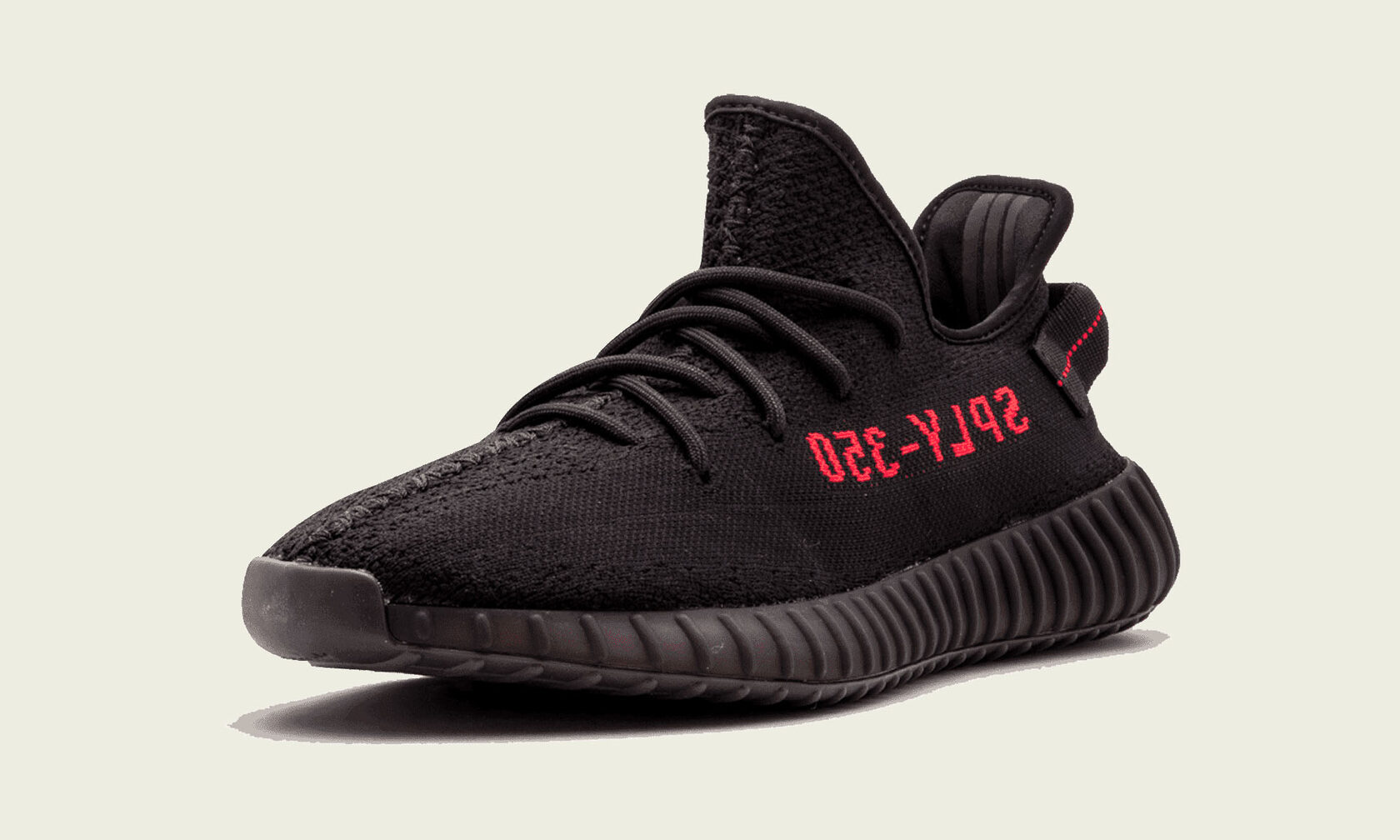 yeezy 350 v2 black and red