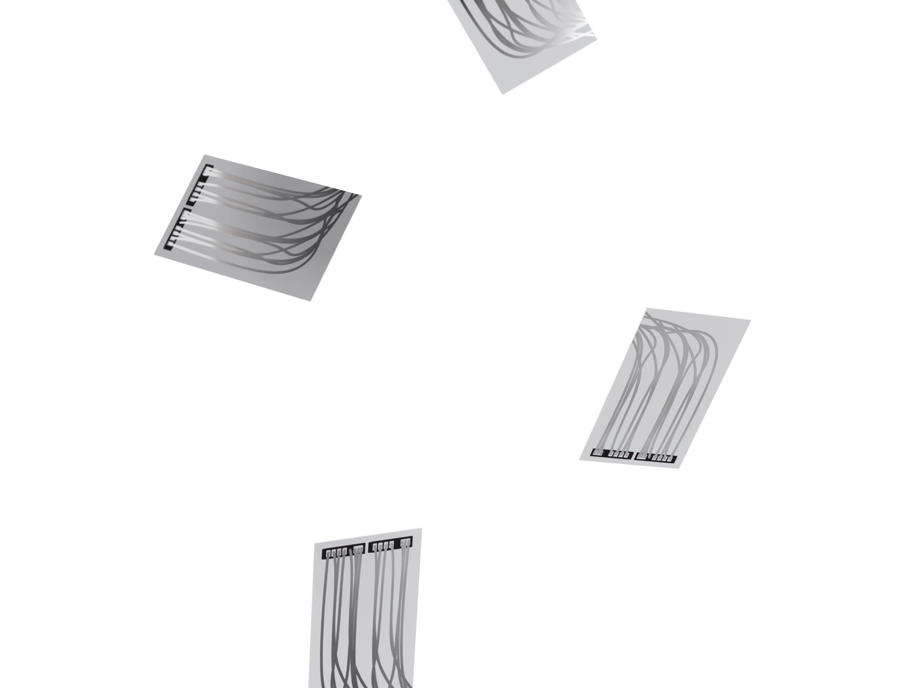 Дизайн визитки монохромный строгий