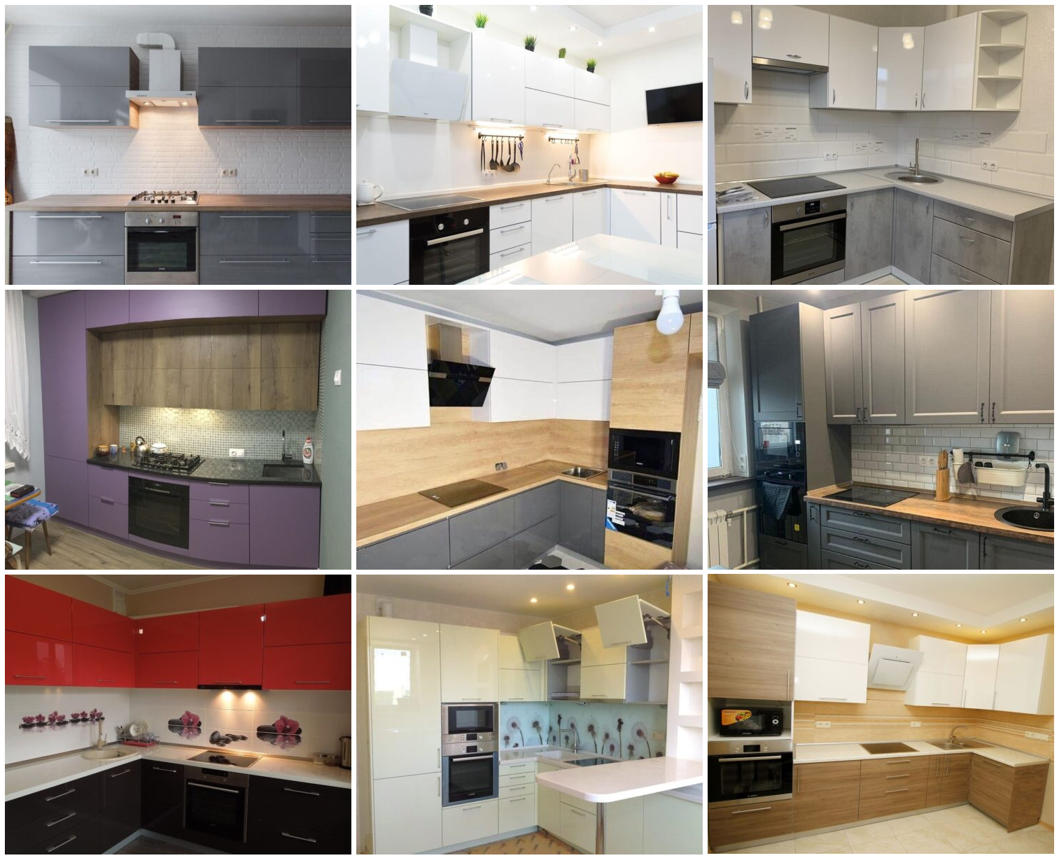 каталог кухонь по индивидуальному проекту