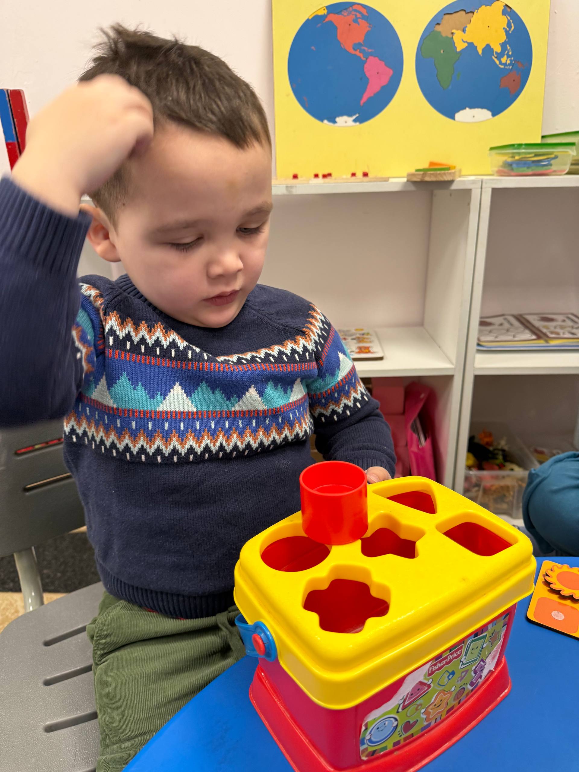 Развивающая игра на индивидуальном занятии