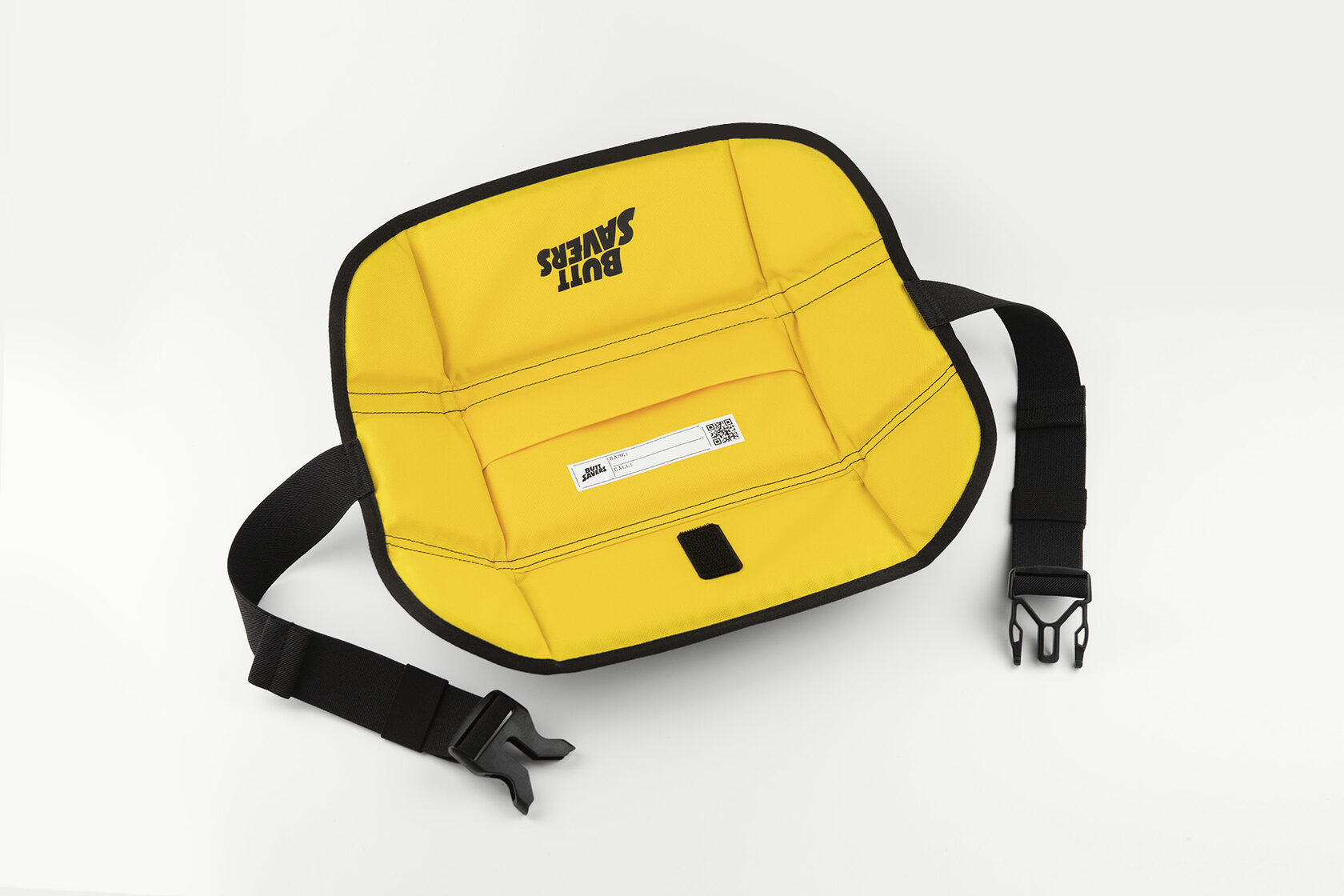 Баттсейвер M-10-P_Signal Yellow — складная сидушка. Разложенный