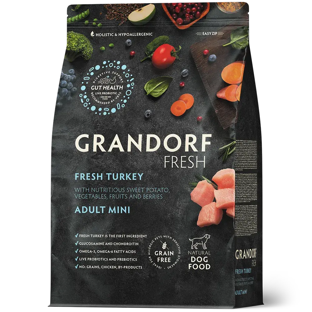 GDF Dog Adult MINI Turkey&Sweet Potato 1 кг