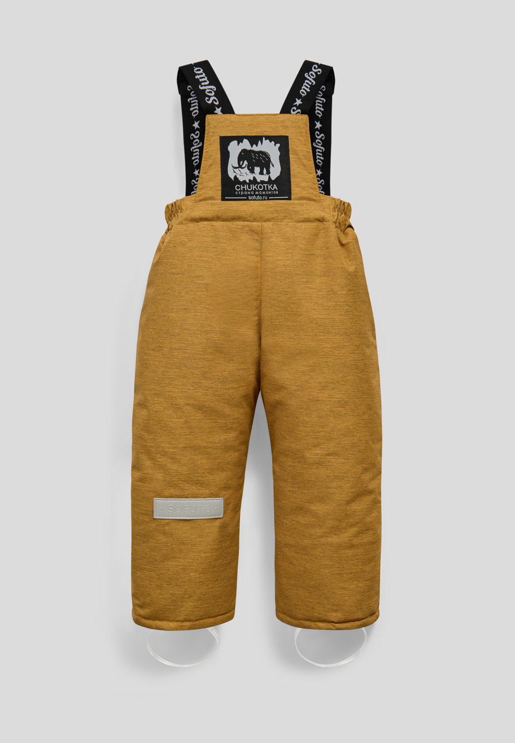 детские штаны желтого цвета на подтяжках