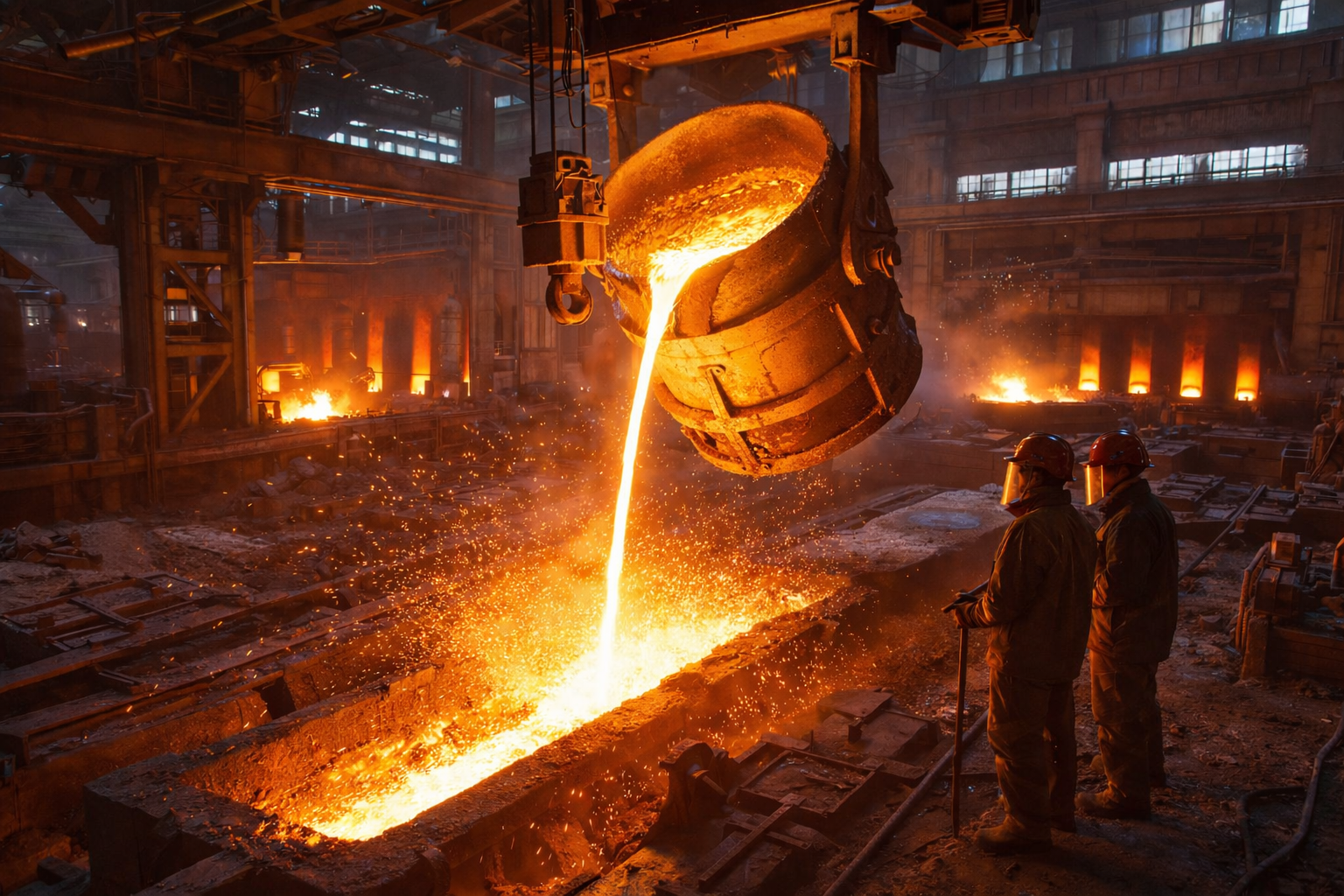 Литье стали