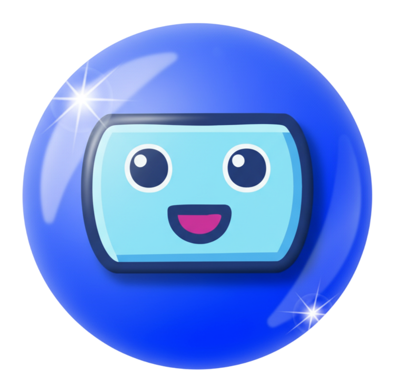 Круглые 3D стикеры