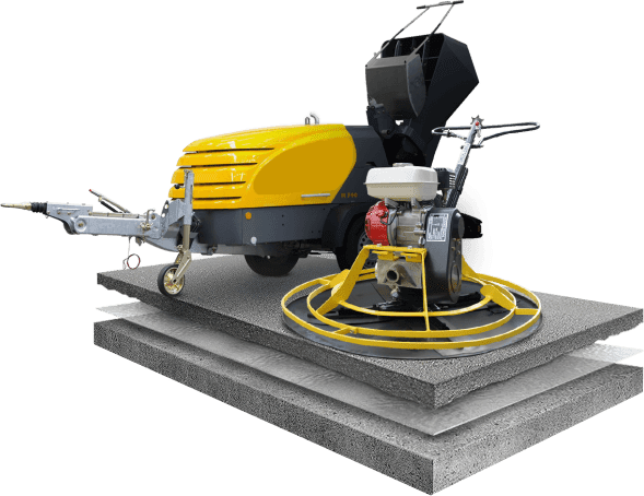 Оборудование для полусухой стяжки пола