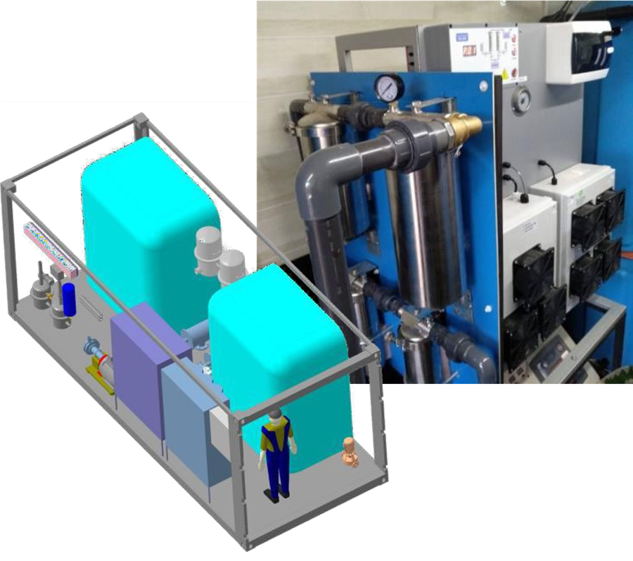 DEWATS treatment system